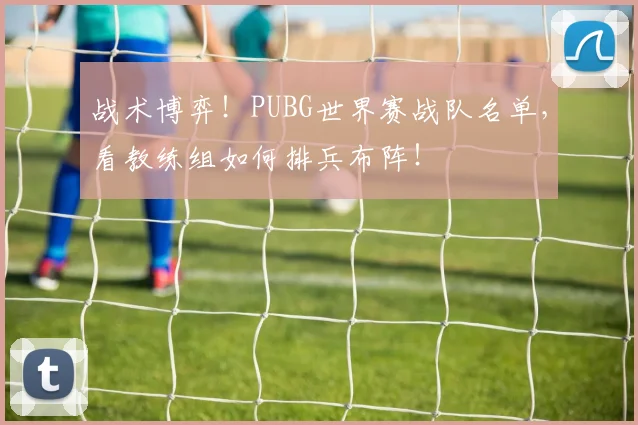 战术博弈！PUBG世界赛战队名单，看教练组如何排兵布阵！