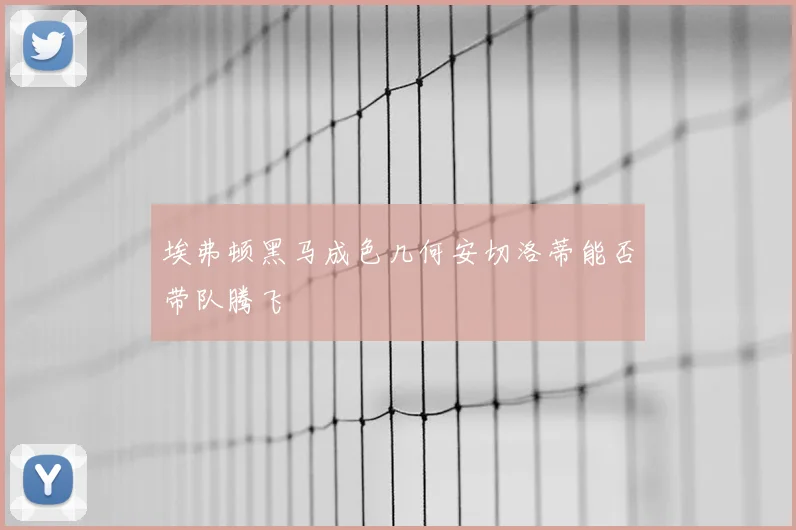 埃弗顿黑马成色几何安切洛蒂能否带队腾飞