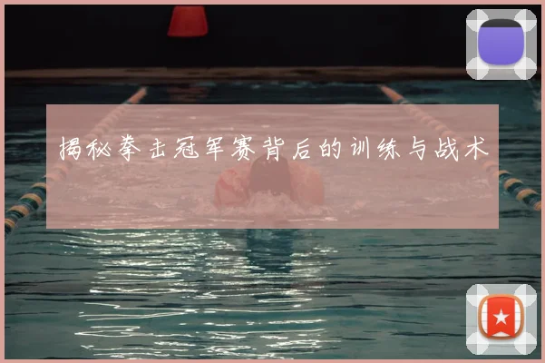 揭秘拳击冠军赛背后的训练与战术